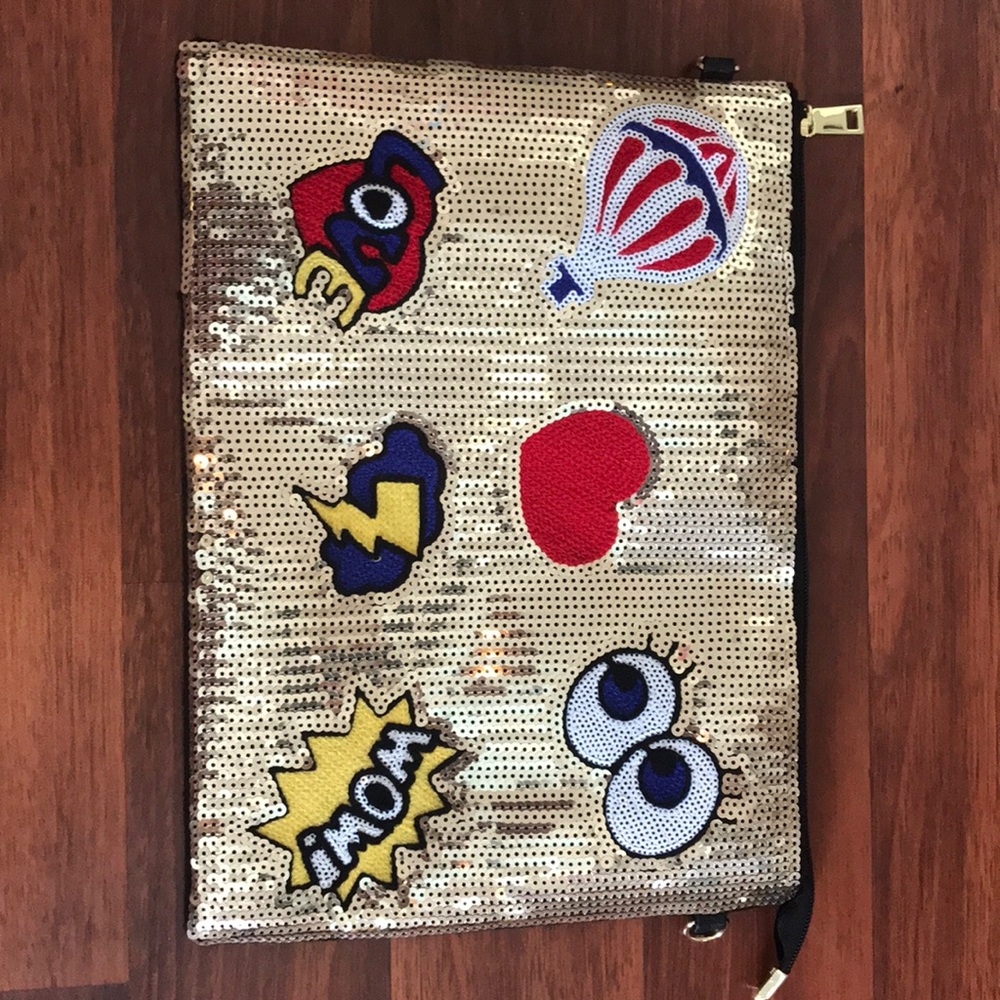 Shimmery trendy bag